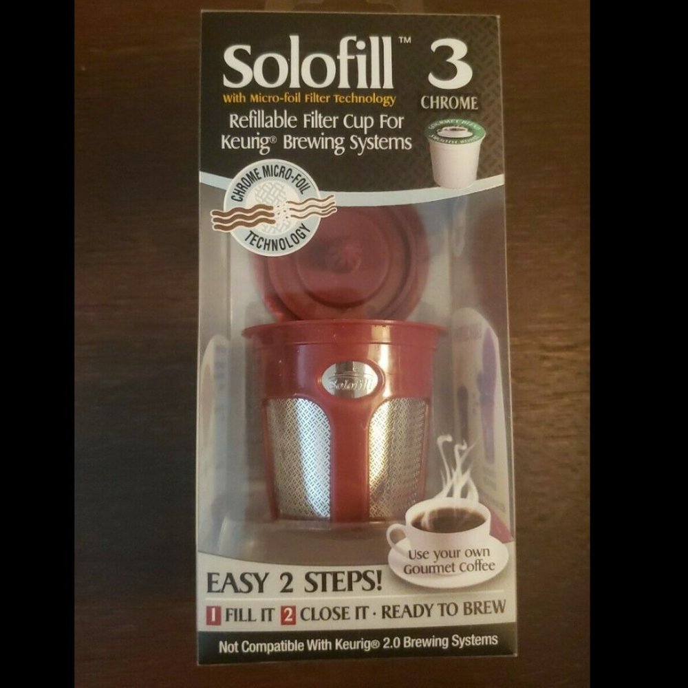 Solofill K3 Refillable Filter Cup Coffe Pod Keurig